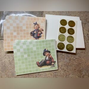 Vintage Goebel Hummel blank cards